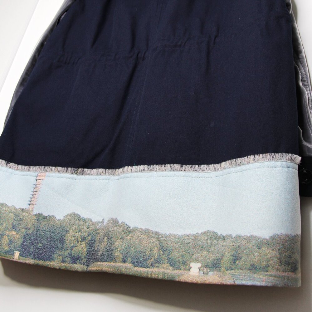 BNWT SS19 ACNE STUDIOS TWO-TONE PARKA NAVY 48 - Picture 7 of 16